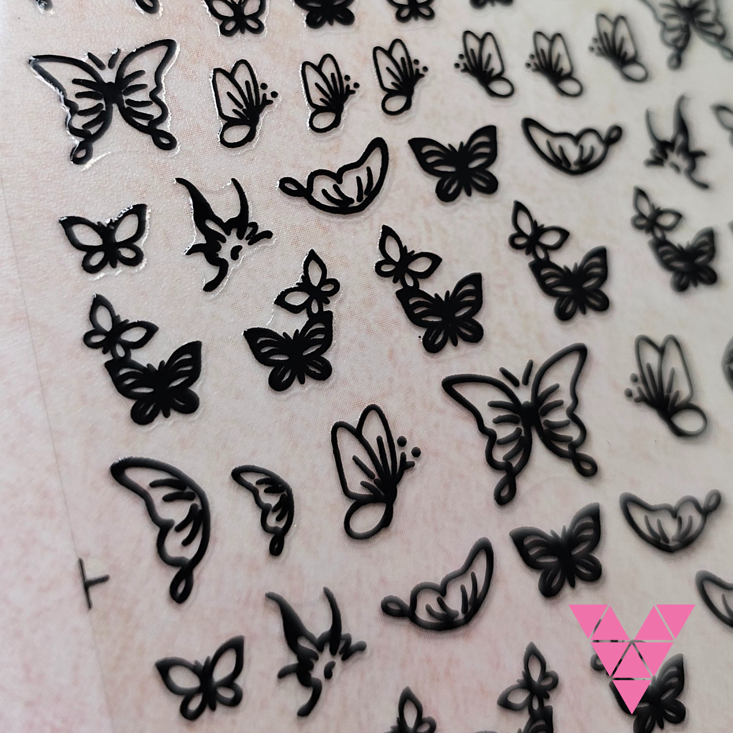 Butterfly Blk 333 Sticker