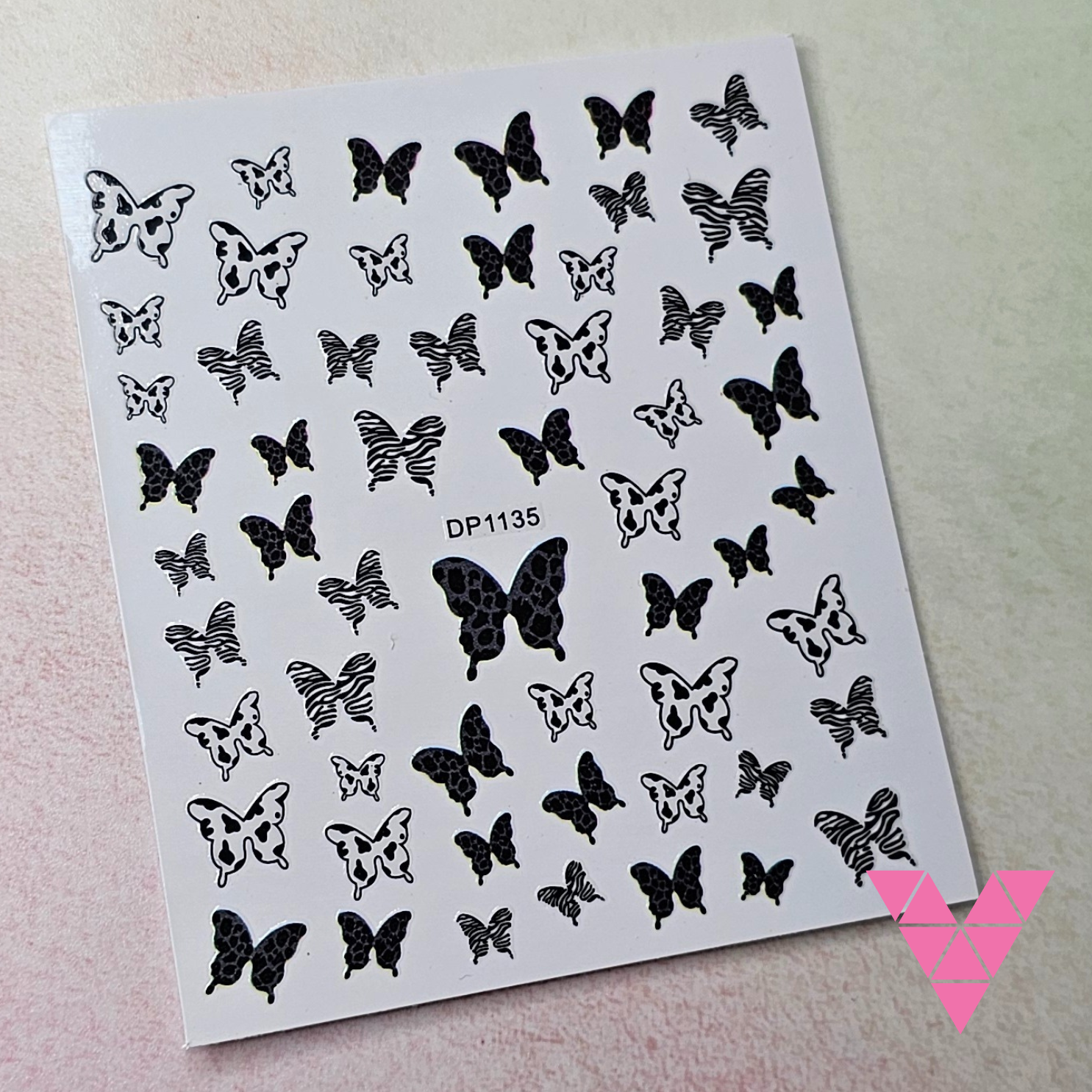Butterfly Animal Print 1135 Sticker