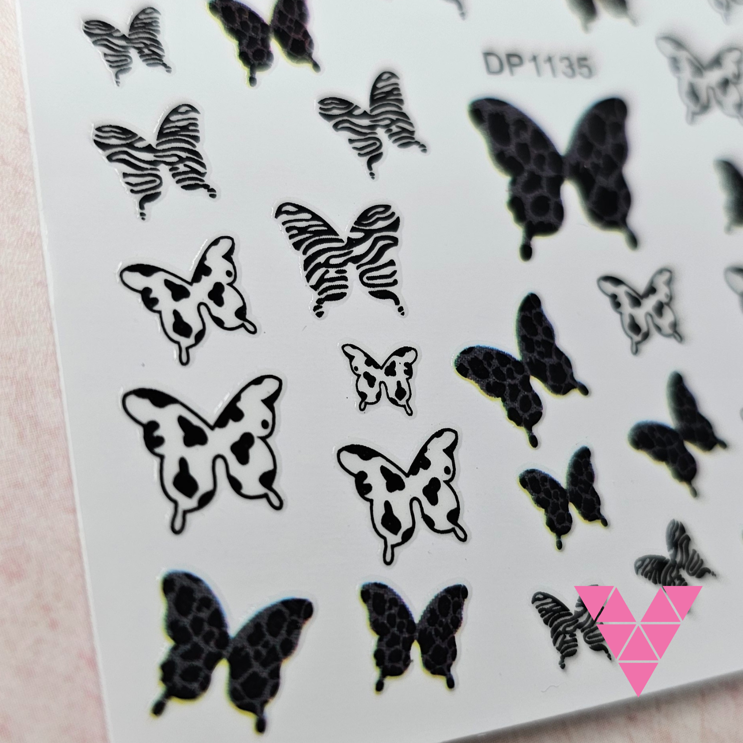 Butterfly Animal Print 1135 Sticker