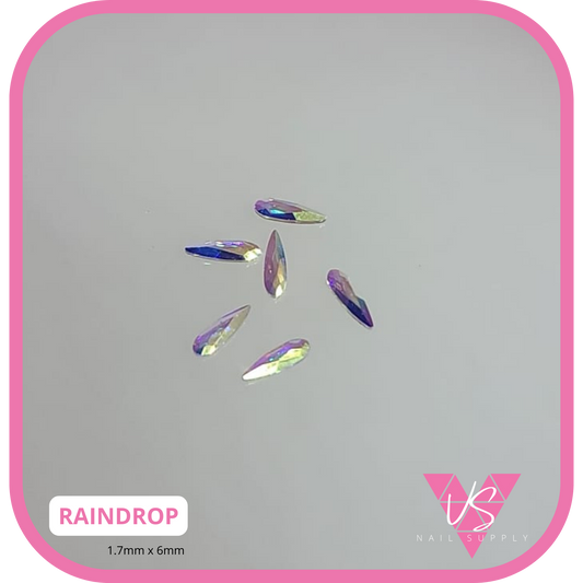 Raindrop Flatback Crystal (S)