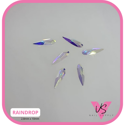 Raindrop Flatback Crystal (M)