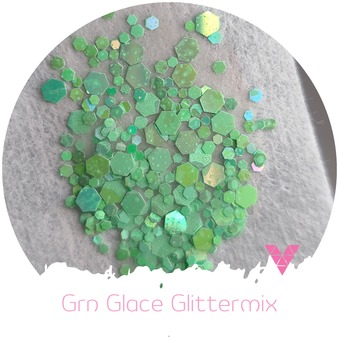 Grn Glace Glittermix
