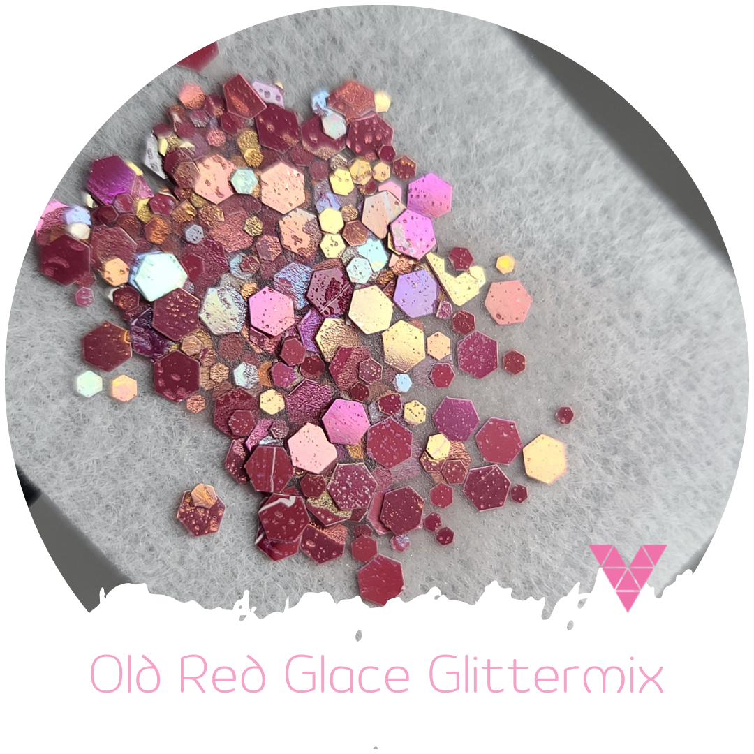 Old Red Glace Glittermix