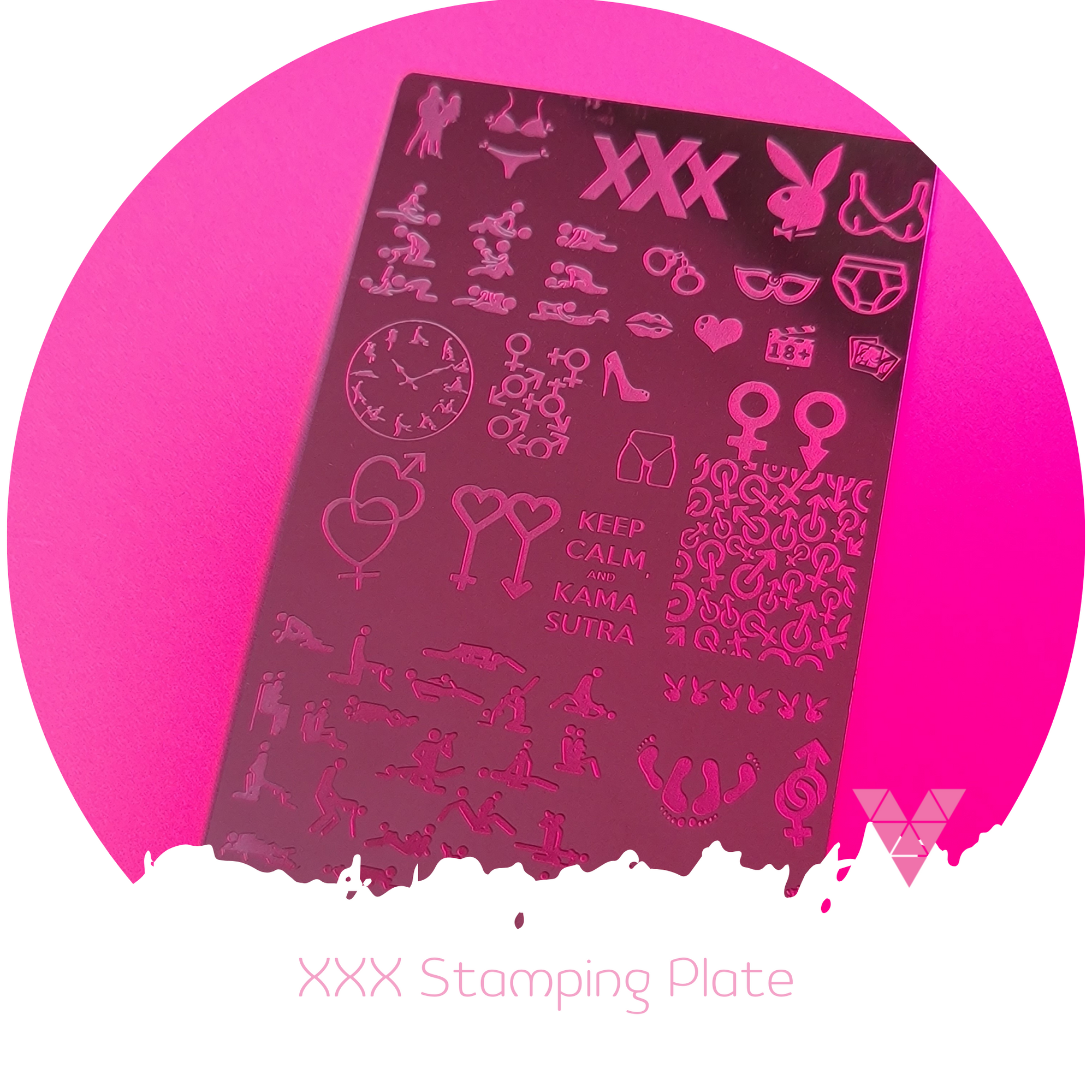 Placa de estampado XXX