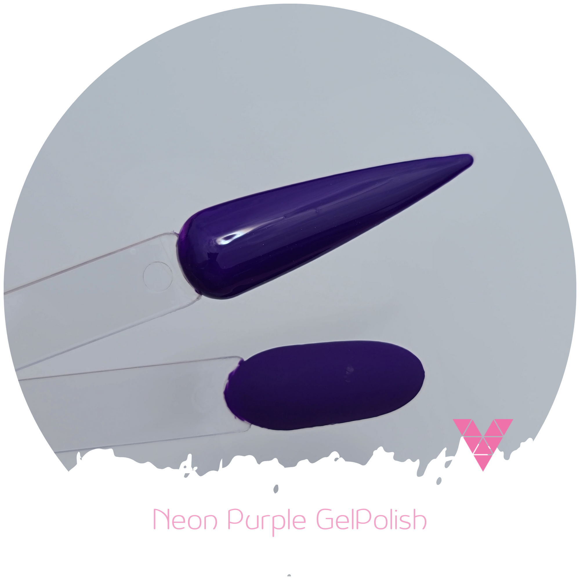 Esmalte en gel púrpura neón