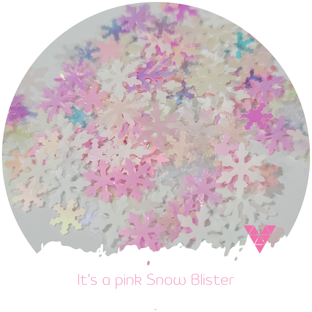 It's a pink snow blister