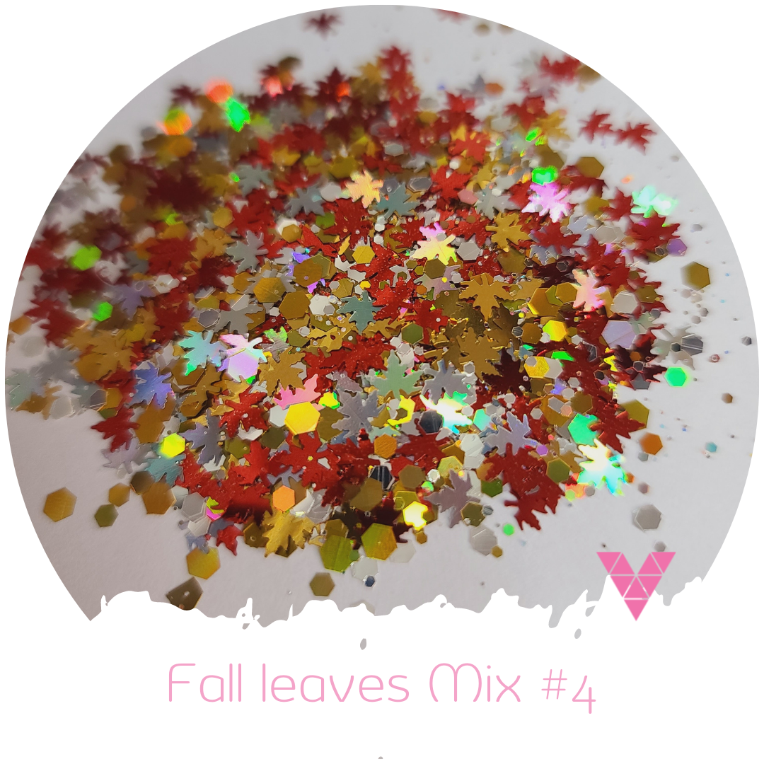 Fall leaves mix #4
