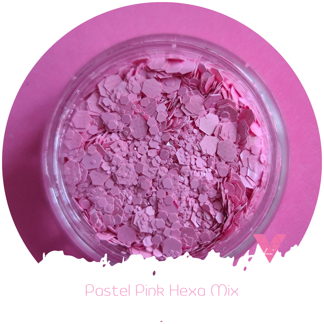 Pastel Pink Hexa Mix