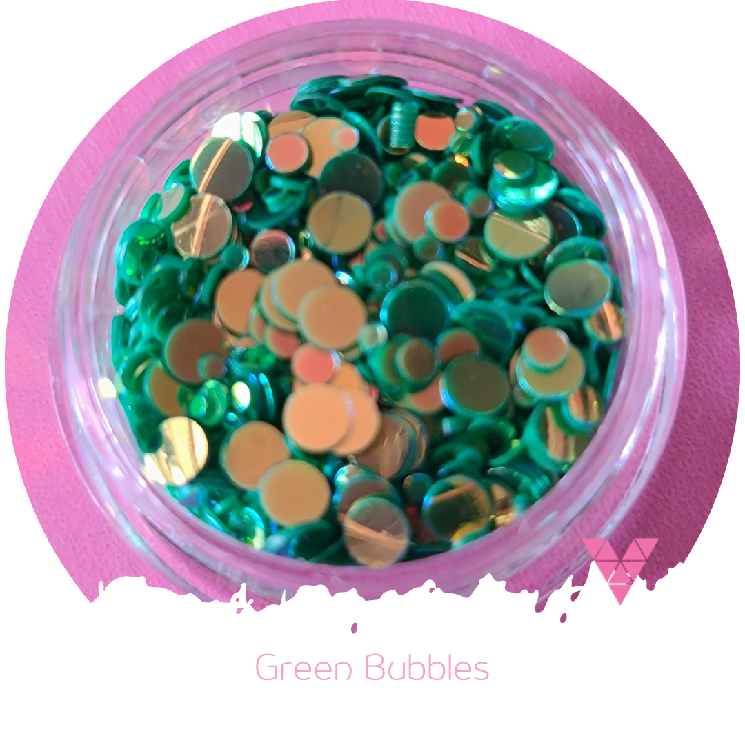 burbujas verdes