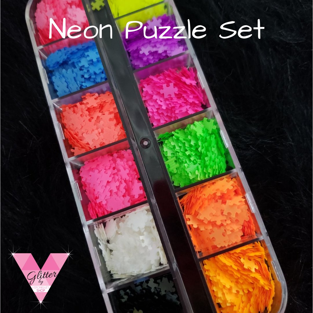 Neon Puzzle Box