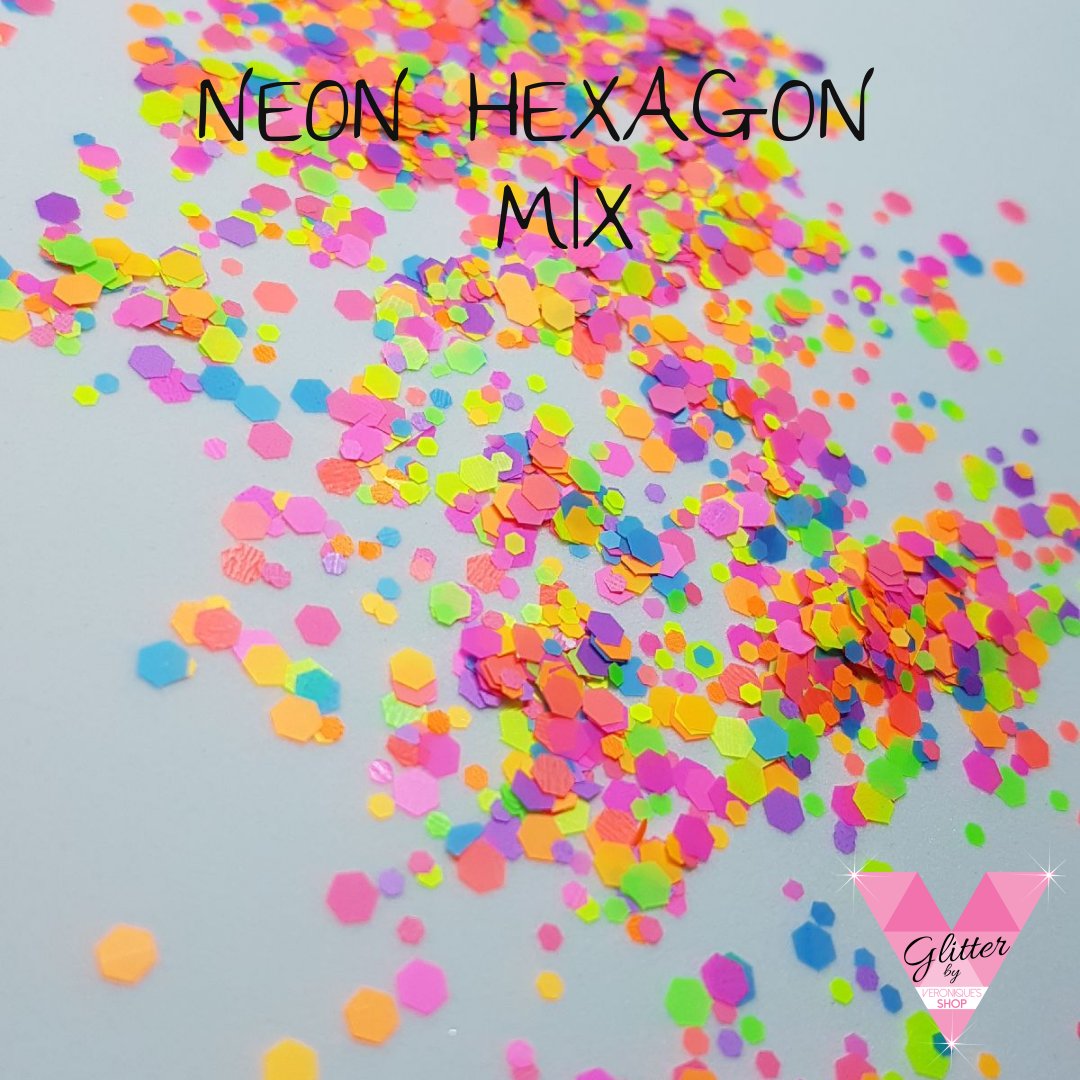 NEON HEXAGON MIX